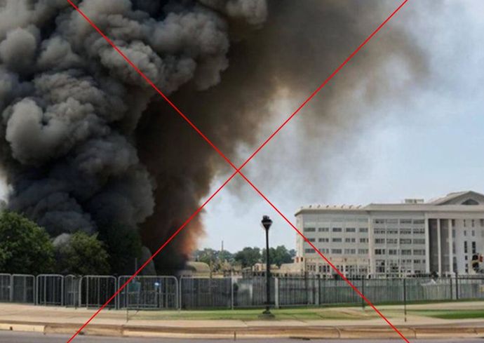 「米国防総省ペンタゴンで爆発」…フェイク画像がSNSで拡散、AIで作成か！
