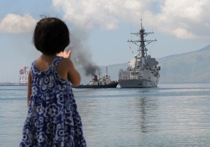 中国国防部、フィリピンと米国の防衛協力は地域の安全と安定を損なってはならない！