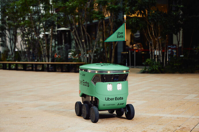 デリバリーサービス「Uber Eats」、ロボットでの料理配送サービスを日本で展開へ…3月から都内で提供開始！