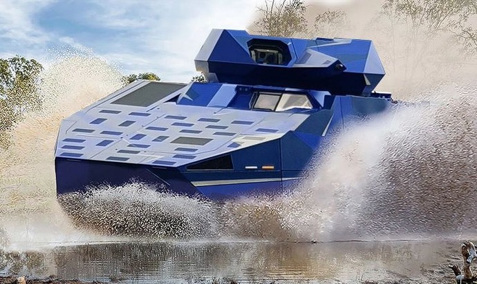 「戦車の電動化」見えてきた、ハイブリッド装甲車が初登場…エコより大事なメリットとは！