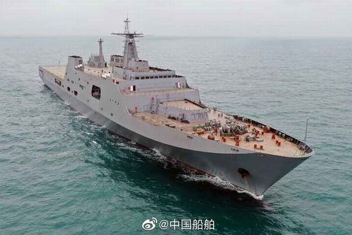 中国初の輸出用2万トン級揚陸艦、海上公試に成功…2023年タイ海軍に引き渡し！