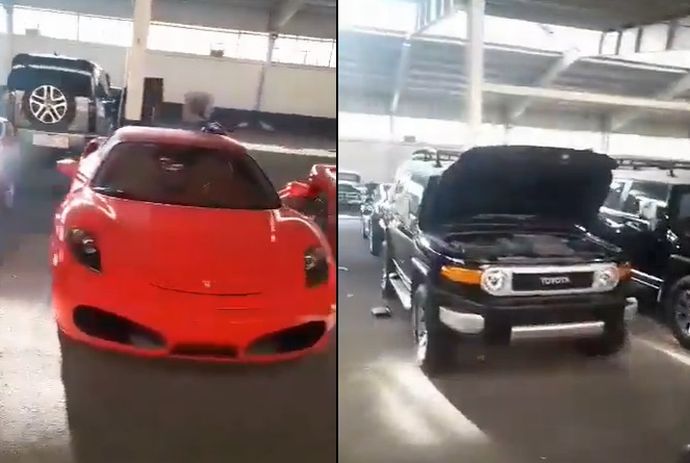 シリア大統領の愛車コレクション、宮殿ガレージ映像が出回る…フェラーリF50など高級車多数！