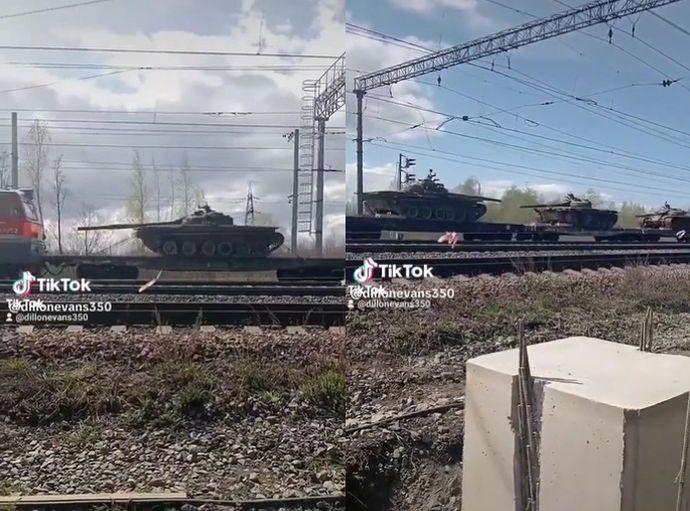 ロシア軍かERA(爆発反応装甲)もついてない旧式戦車T-72等を引っ張り出す！