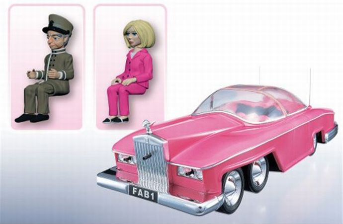 サンダーバード「FAB1」がプラモ化…レディ・ペネロープらフィギュア2体が付属！