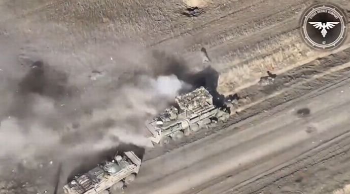 露助はタンクデサント地獄だな…ウクライナ軍の正確な射撃で壊滅！