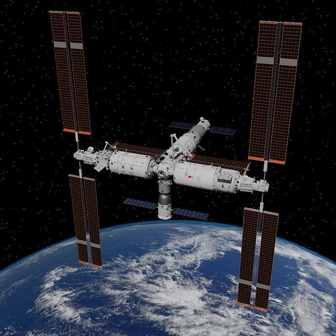 中国独自の宇宙ステーション「天宮」が完成…宇宙飛行士6人による本格運用へ！