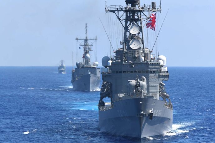 海自遠洋練習航海中の練習艦「かしま」「しまかぜ」、NATO第2常設機雷対策部隊と共同訓練を実施！