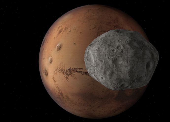 JAXA、MMXの探査でフォボスの形成過程を約70％の確率で解明可能と証明！