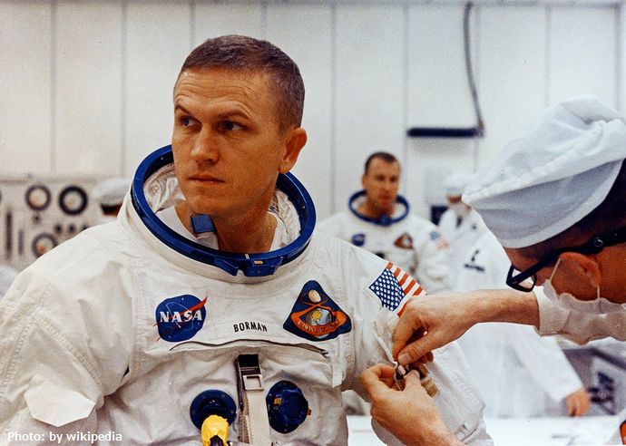 元宇宙飛行士のフランク・ボーマン氏死去(95)…アポロ8号船長、史上初の有人月周回飛行に成功！