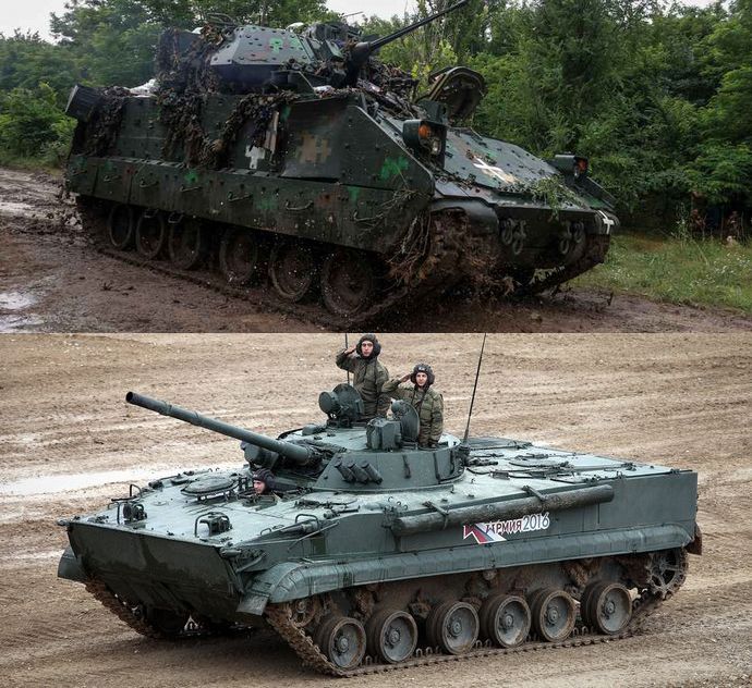 鹵獲したブラッドレーとBMP-3装甲車を比較した結果、BMP-3の方が優れていることが判明！