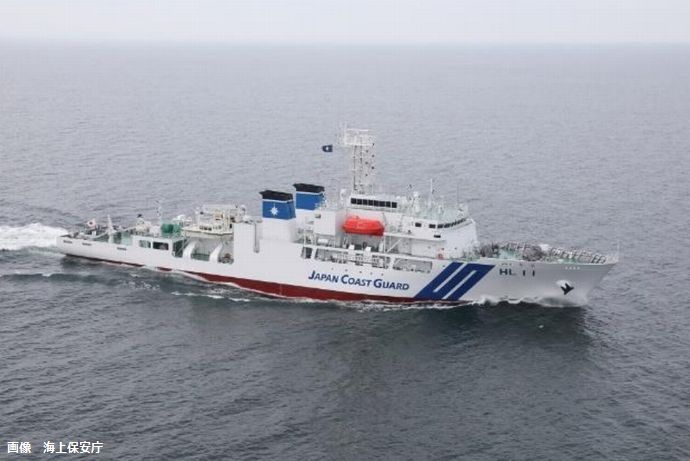 海保測量船が日本のEEZ内で海洋調査中に韓国海洋警察船から中止要請受ける…長崎県の五島列島沖！