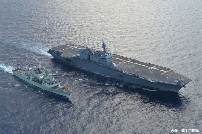 海上自衛隊最大の護衛艦「いずも」、ベトナムのカムラン湾に寄港…2019年6月以来、4年ぶり！