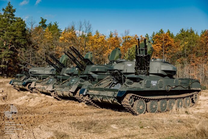 ウクライナ軍の自走式対空砲「ZSU-23-4M-A1 シルカ」4両の近代化改修が完了