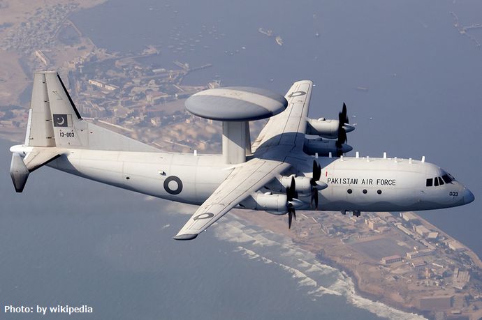 Pakistan_Air_Force_Shaanxi_ZDK-03_(Y-8)_inflight