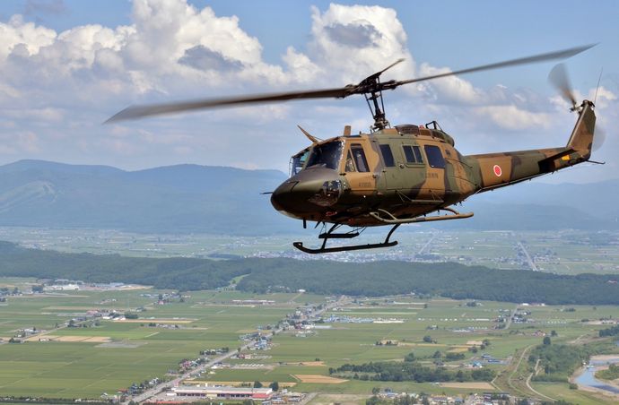 2日連続でレーザー照射、前日と同じ場所で陸自UH-1Jヘリが被害…乗員や機体に損害なし！