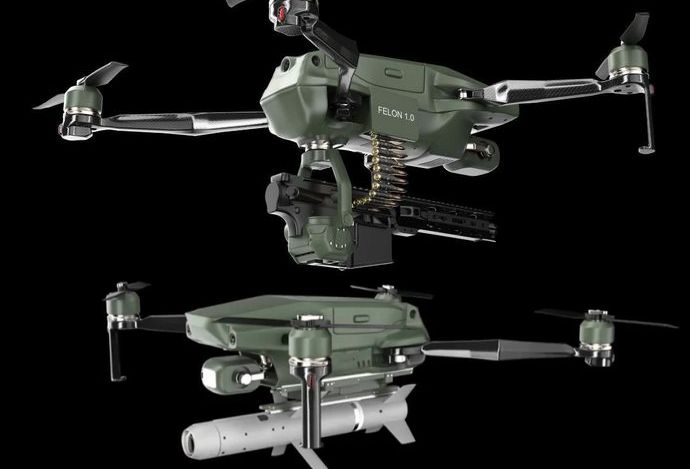 5.56mm機関銃やミサイルを搭載した武装無人機を発売…フェローニ・エアロ！