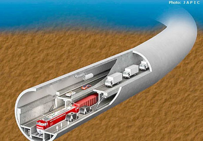 「第2青函トンネル」の実現を目指す、建設費は概算7200億円…自動運転車両の専用道も！