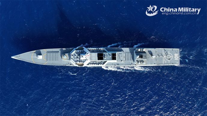 中国軍、艦船90隻超を第1列島線に展開…台湾「最大規模の海上軍事行動」と警戒！