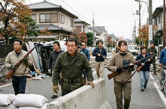 日本人は敵が攻めて来ても国を守る気がないらしい！