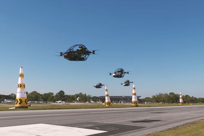 空のF1の実現か？…空中の有人レースコンセプト「Jetson Air Games」発表！