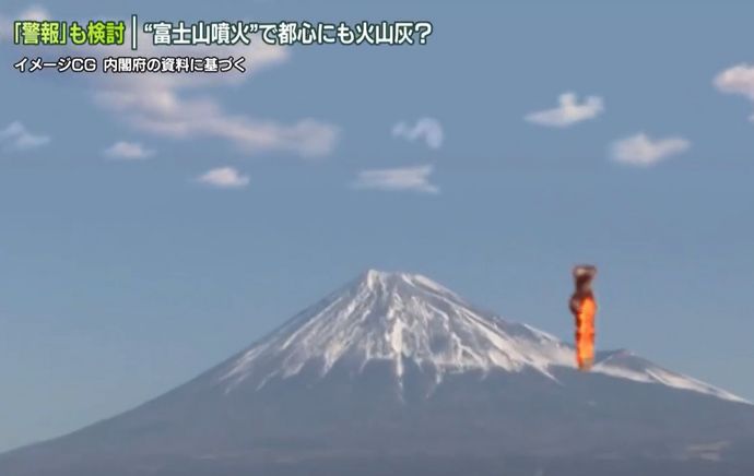 富士山が噴火したら？火山灰の影響を受ける地域や量を予測情報、国はどう発表？！