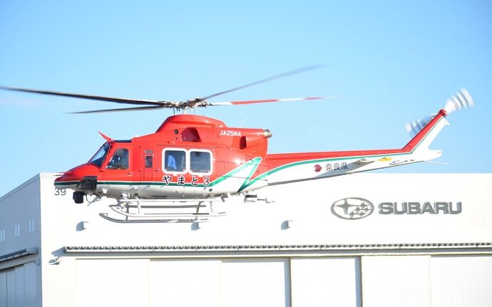 スバル、ヘリコプター「SUBARU BELL 412EPX」を消防防災機として奈良県に納入！