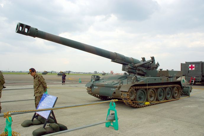 203mm_Self-Propelled_Howitzer_M110A2