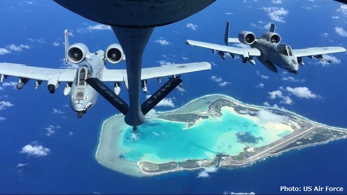グアムのアンダーセン米空軍基地にA-10CサンダーボルトII攻撃機部隊が前方配備！