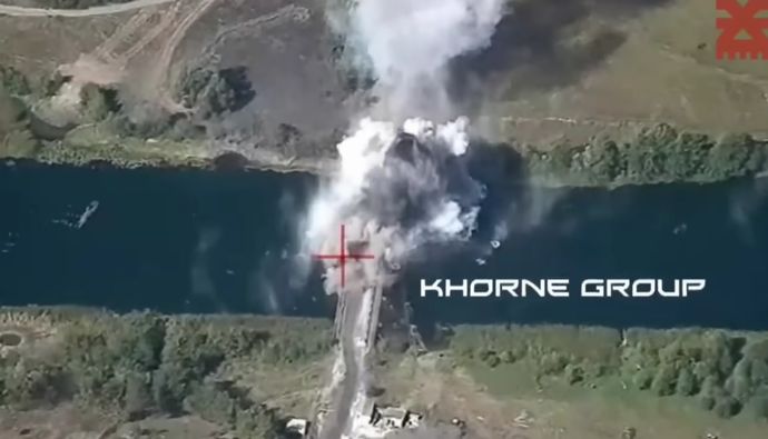 ロシア「国境の街に架かる橋」全て失う？ …クルスク州で戦うウクライナ軍が猛攻撃仕掛ける動画！