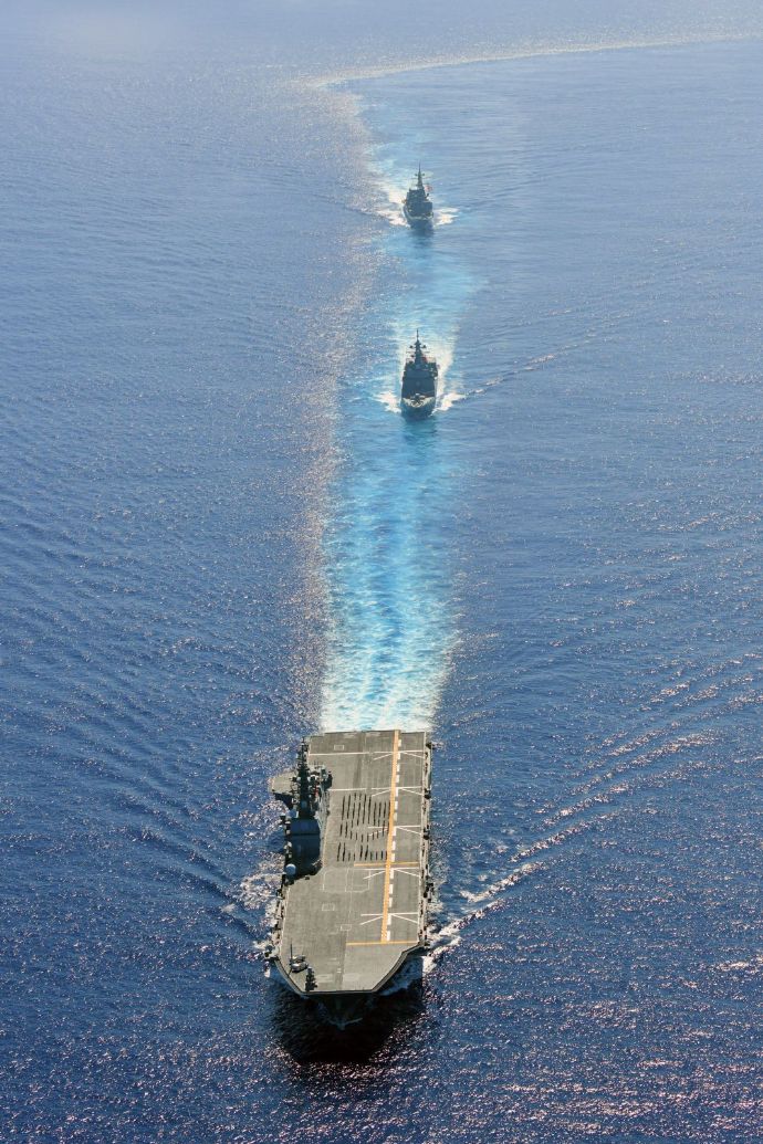 海自第1水上部隊IPD23の護衛艦「いずも」「さみだれ」「しらぬい」…東シナ海や太平洋において活動中！