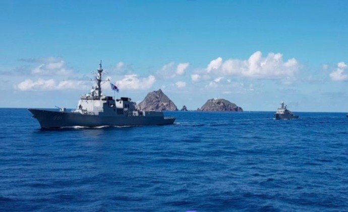 韓国の海洋調査船が島根県竹島西方の日本領海で海中にワイヤを投入…外務省が抗議！