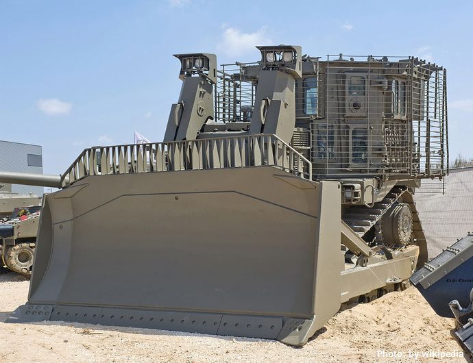 ある意味で戦車より怖い…イスラエル軍の魔改造ブルドーザー「D9R」とは！