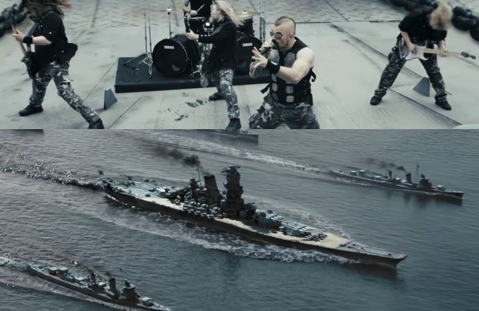 スウェーデンの世界的メタルバンド、戦艦大和をテーマにした新曲「Yamato」MVをYouTubeで公開！
