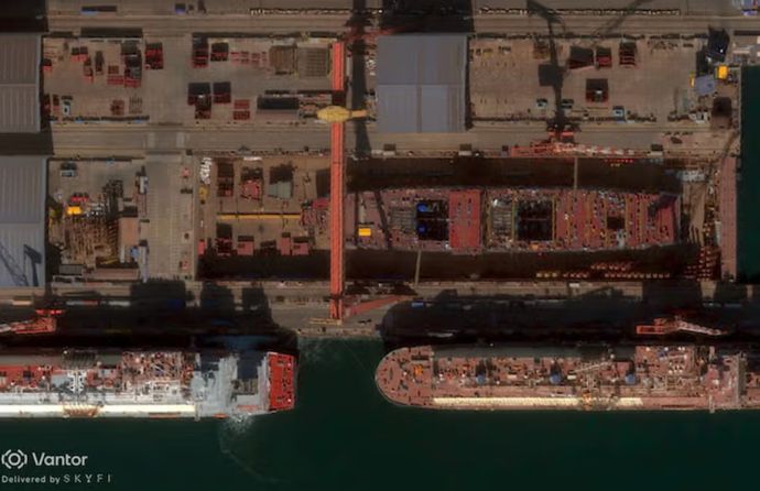 中国で4隻目の空母が建造中…世界3番目の原子力空母保有国へ！