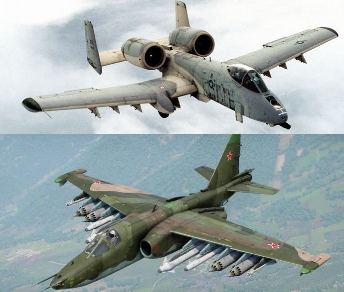 ウクライナにA-10攻撃機よりSu-25渡したほうがいいだろ？！