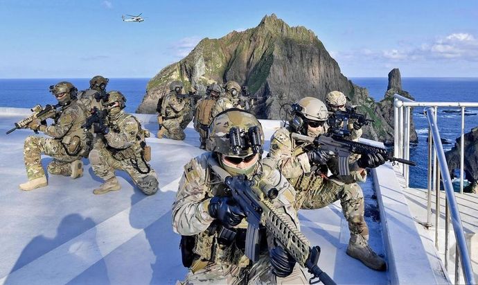 韓国軍による竹島防衛訓練に外務省「受け入れられず、強く抗議」！