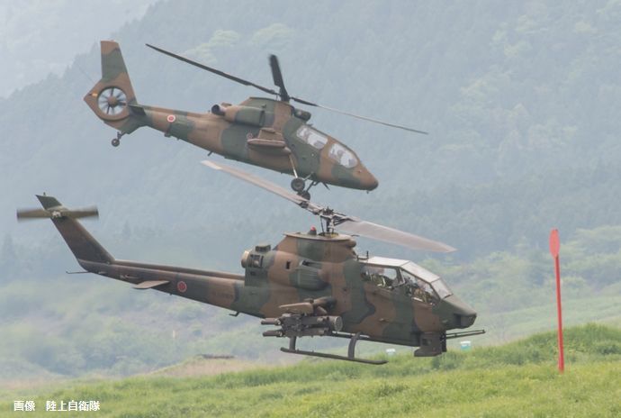 攻撃ヘリコプターを廃止する自衛隊…イランのドローンで20億円ヘリが吹き飛ばされてるからな！