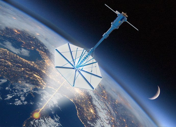 ボイジャー1号の位置までわずか5年？地球からビームで宇宙船を押す「ペレット推進システム」！