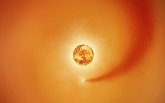 超新星爆発が迫る赤色超巨星「ベテルギウス」に、新たに確認された伴星の姿！