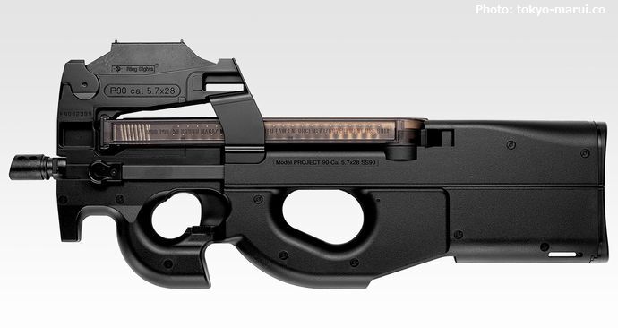東京マルイ、電動ガン「P-90」を発売…リチウムポリマー電池とFET回路の電子トリガーを採用！