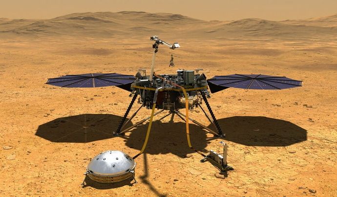 NASAが火星探査機「インサイト」の運用を終えたと発表…電池切れと判断！