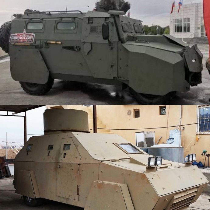 ロシア軍の新作かな？イスラム国風の装甲車を製作！