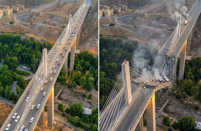 トランプ米大統領「手遅れになる前に合意を」…イラン最大の橋を爆撃！