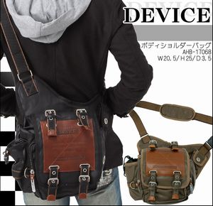 (デバイス)DEVICE Work ボディ ショルダーバッグ