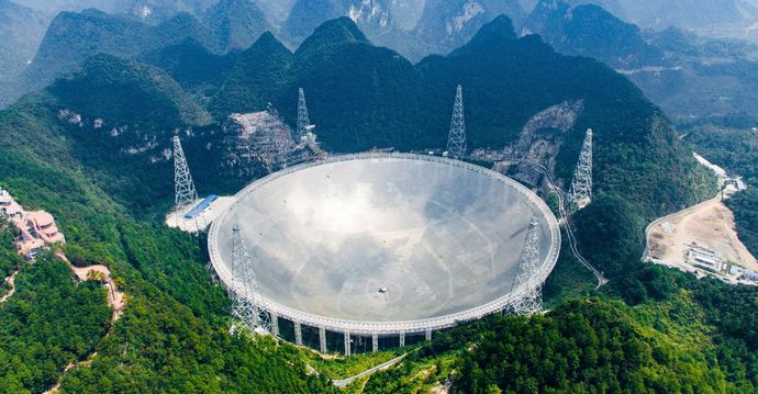 球面電波望遠鏡「中国天眼」を利用してパルサー740個以上を発見！