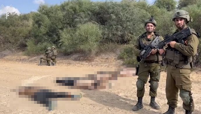 イスラエル軍、ハマス戦闘員1500人の遺体を領内で確認…国境地帯に35大隊を配備！