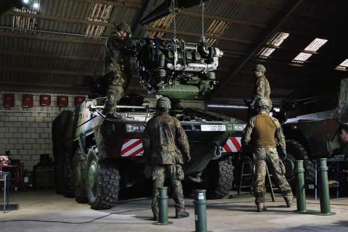 ドイツ連邦軍では、修理は整備の一部であり、軍隊にとって重要な能力です！