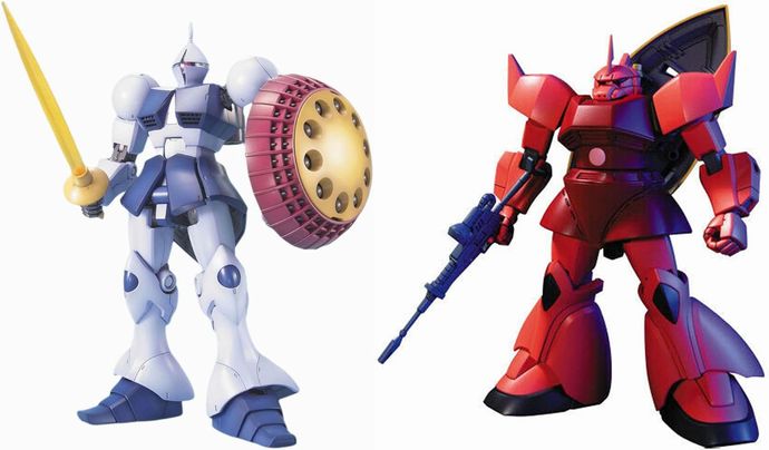 シャア専用「ゲルググ」と「ギャン」ってどっちが強いの？！