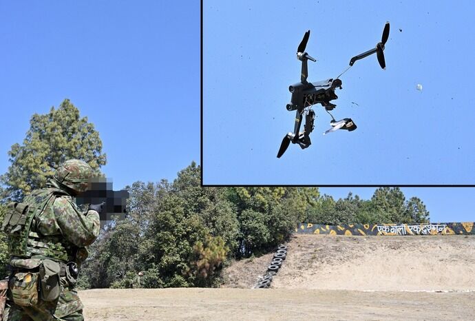 陸上自衛隊とインド軍の実動訓練「ダルマガーディアン25」…対ドローン措置訓練などを実施！