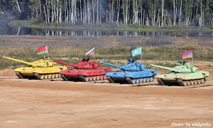 ロシア主催の国際戦車バイアスロン、今年は開催中止…戦争記念日の軍事パレードも！